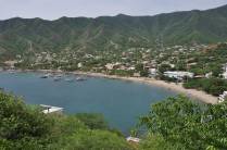 A simpática vila de Taganga, ao lado de Santa Marta, no litoral norte da Colômbia